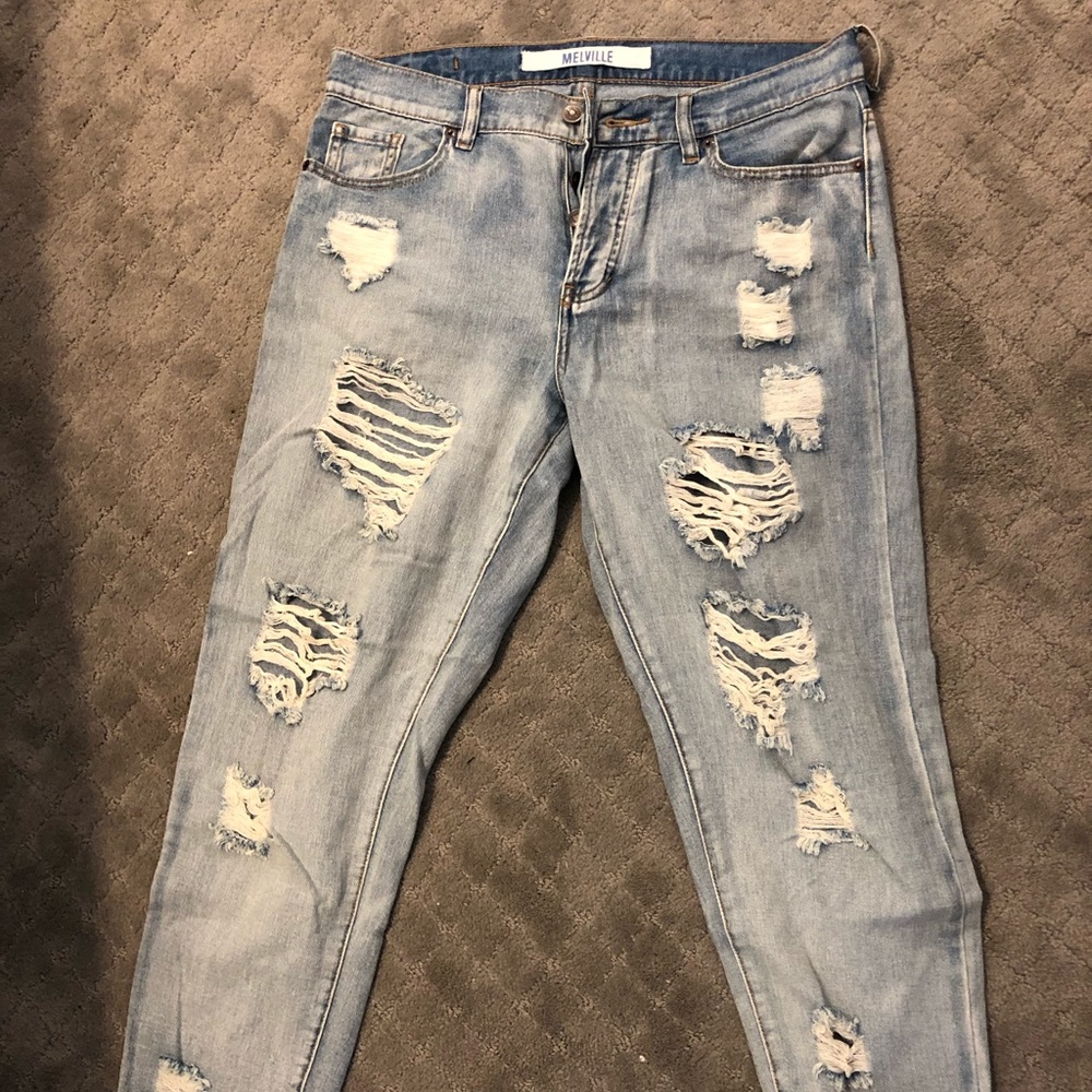 Brandy Melville boyfriend crop jean